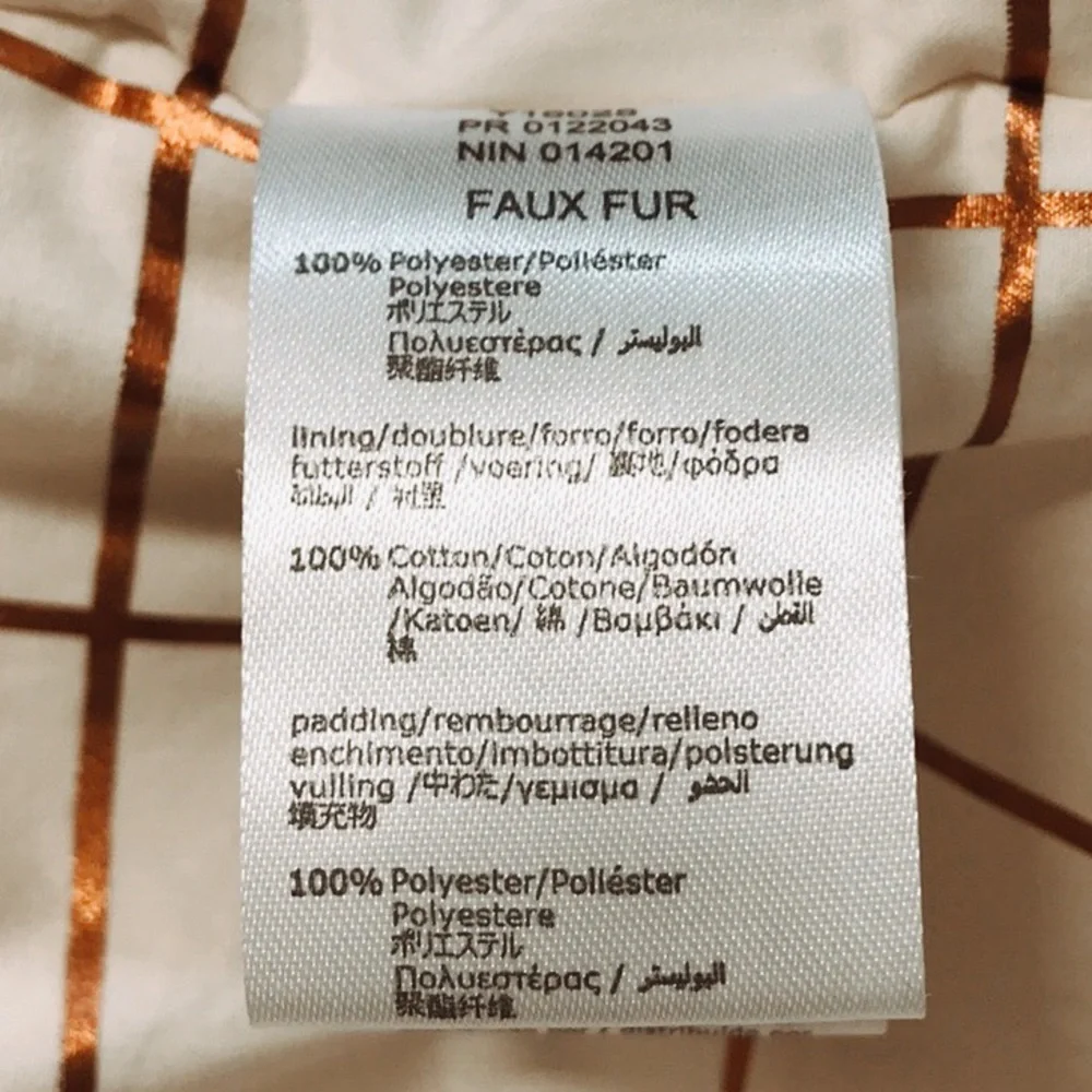 CARREMENT BEAU Girl’s Faux Fur Coat